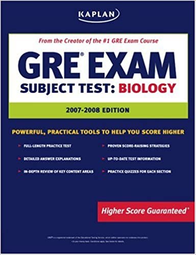 Kaplan GRE Biology, 2007-2008 Edition (3rd Edition) - Scanned Pdf with ocr